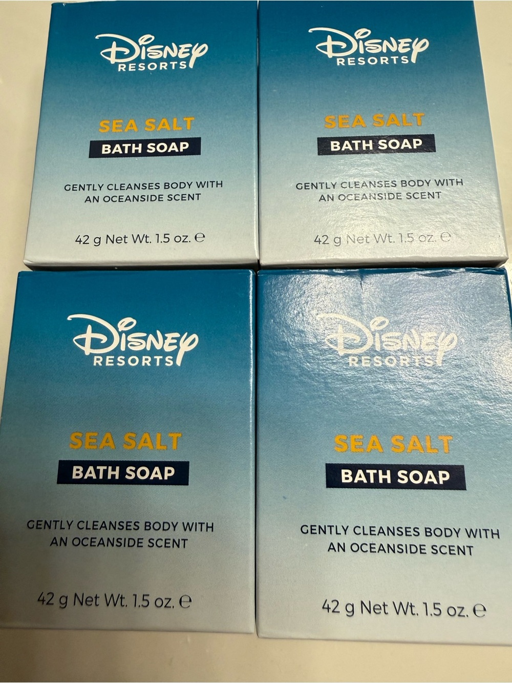 Disney Sea Salt Bath Soap -4pack